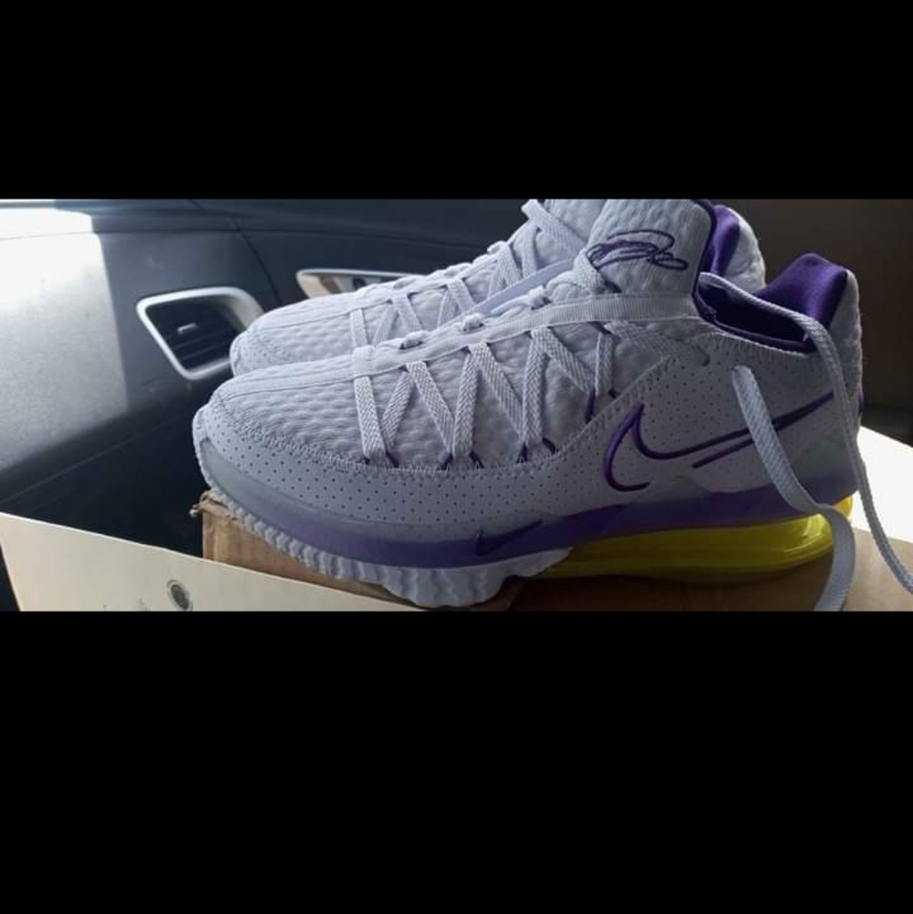 Limited edition Laker LeBron James shoes